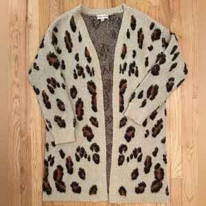 Knox Rose leopard print cardigan